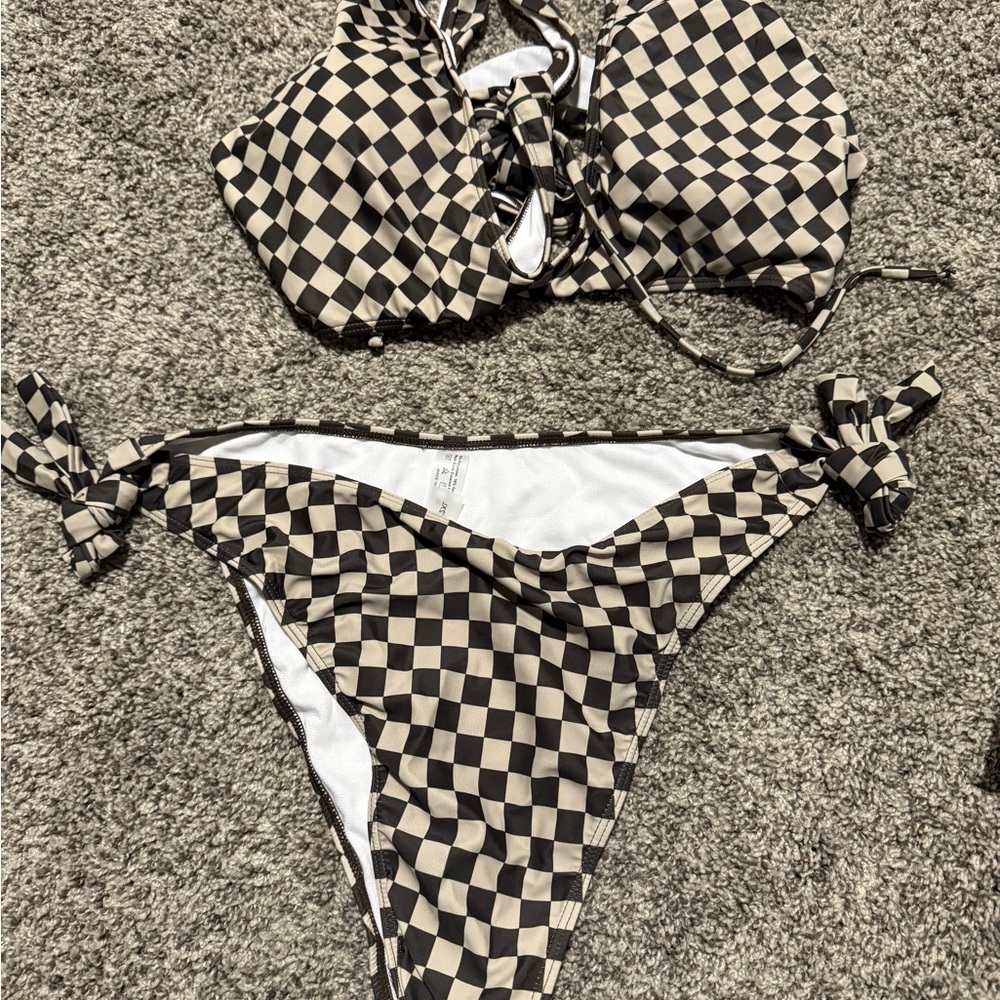 Checkered Bikini Set